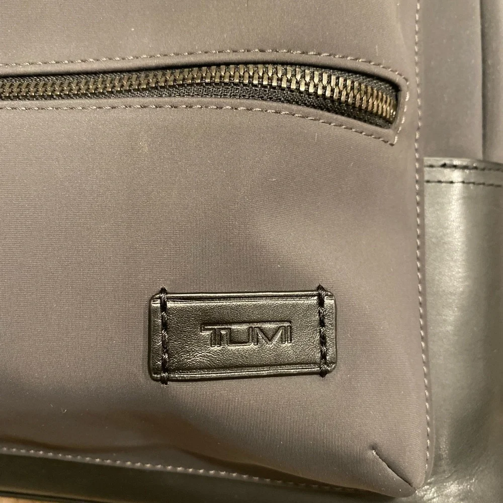 TUMI Harrison Nylon Bates. Gray/Black Backpack- Excellent condition